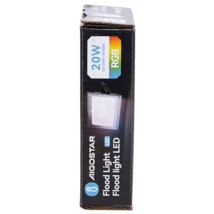Aigostar - RGB LED Dimmable Floodlight LED/10W/230V IP65 + Remote Control