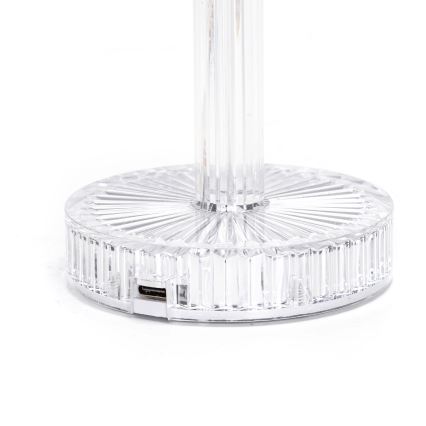 Aigostar - LED RGB Dimmable rechargeable table lamp LED/1W/5V 1800mAh 26 cm + remote control