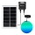 Aigostar - LED RGB Dimmable solar chandelier MESH LED/20W/3,7V 4000 mAh 2700K-6500K IP65 d. 20 cm