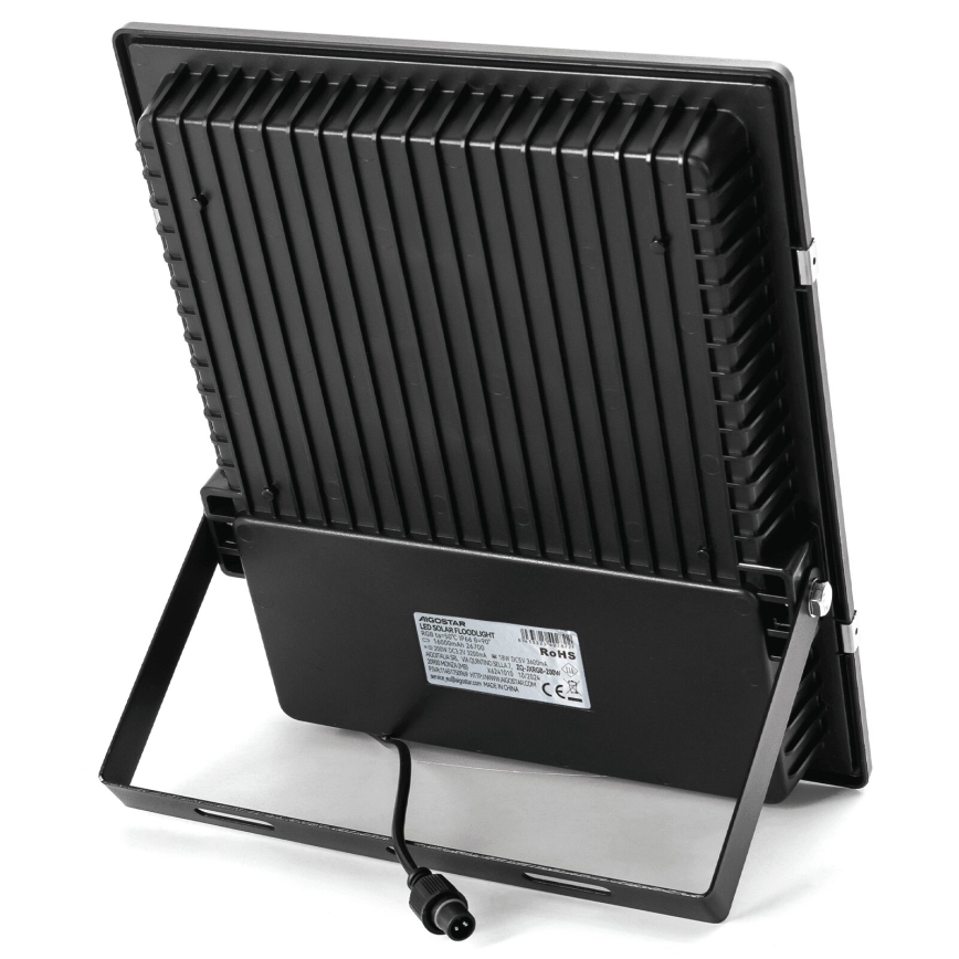 Aigostar - LED RGB Dimmable solar floodlight LED/200W/3,2V IP66 + remote control