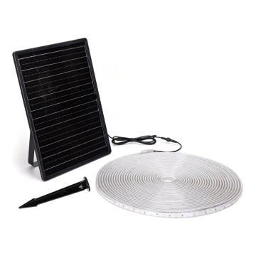 Aigostar - LED RGB Dimmable solar strip LED/20W/3,2V 20 m IP65 + remote control