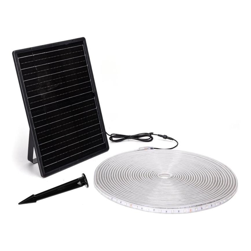 Aigostar - LED RGB Dimmable solar strip LED/20W/3,2V 20 m IP65 + remote control