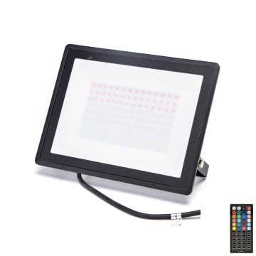 Aigostar - LED RGB Floodlight LED/100W/230V IP65 + remote control