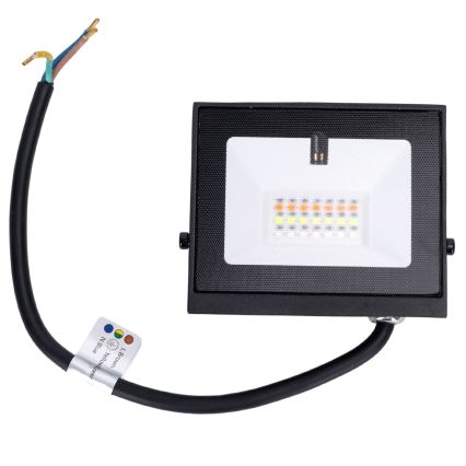 Aigostar - LED RGB Floodlight LED/20W/230V IP65 + remote control