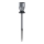 Aigostar - LED RGB Solar lamp LED/0,006W/1,2V 35,5 cm matte chrome IP44