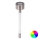 Aigostar - LED RGB Solar lamp LED/0,006W/1,2V 36,7cm matte chrome IP44