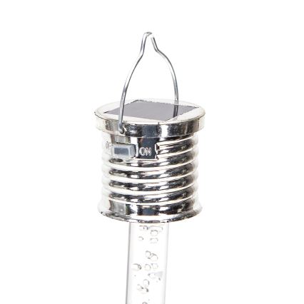 Aigostar - LED RGB Solar light LED/0,006W/1,2V 4000 mAh chrome IP44