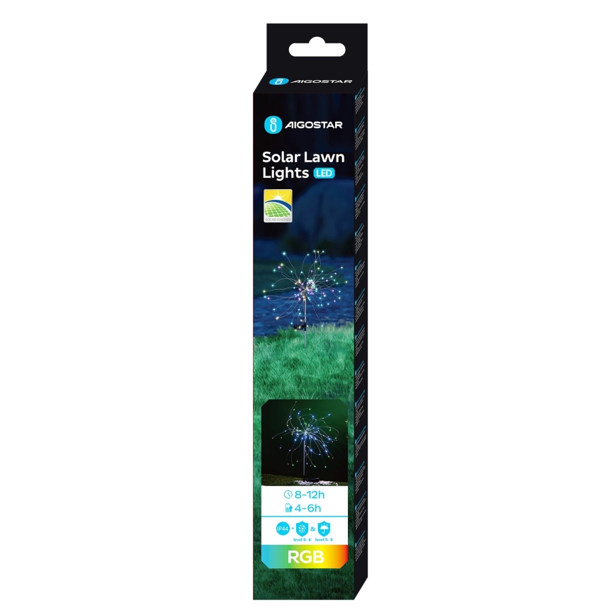 Aigostar - LED RGB Solar light LED/0,03W/1,2V IP44