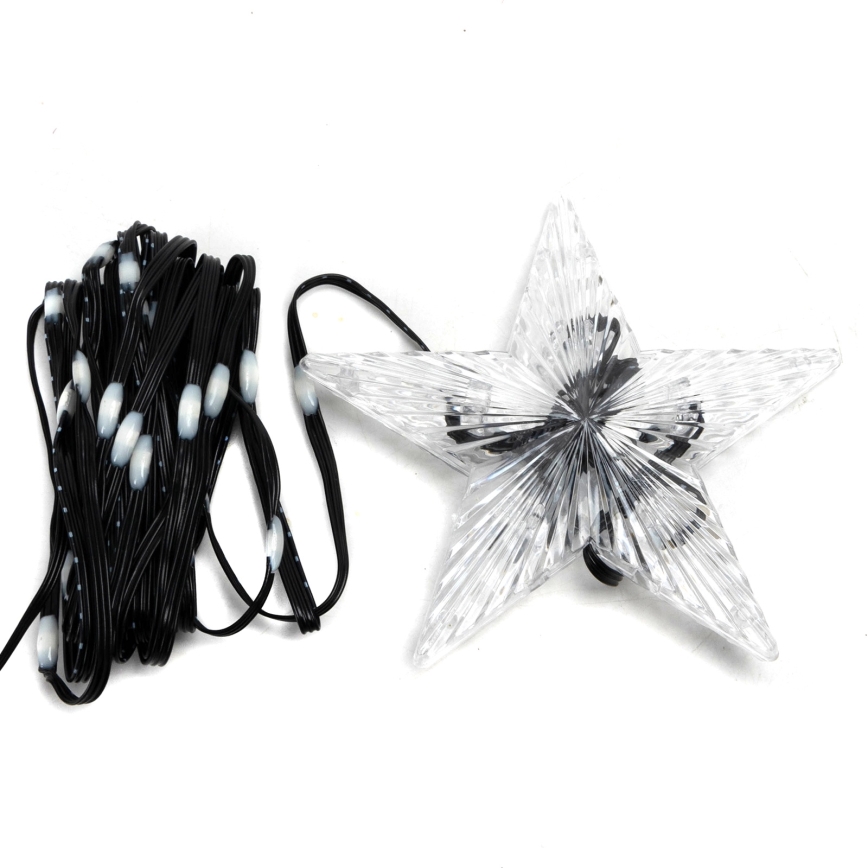 Aigostar - LED RGBICW Outdoor Christmas Light String, 50 LEDs, 5 m, IP44, with Remote Control