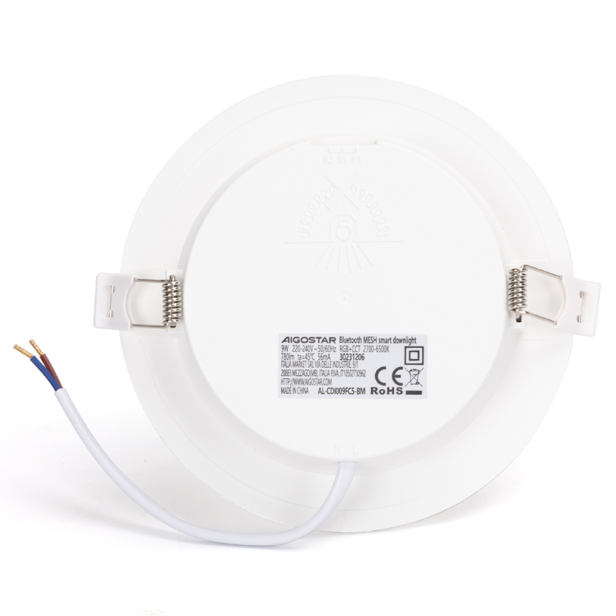 Aigostar - LED RGBW Dimmable bathroom recessed light MESH Smart LED/9W/230V 2700-6500K IP44