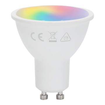 Aigostar - LED RGBW Bulb GU10/4.8W/230V 3000K + Remote Control