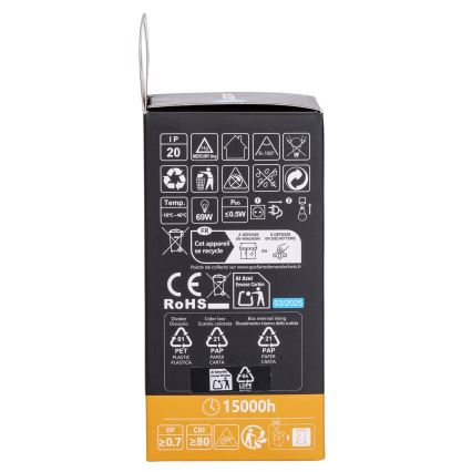 Aigostar - LED RGBW Dimmable Bulb A60 E27/10W/230V 3000K + Remote Control