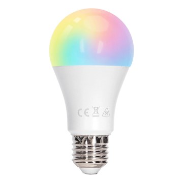 Aigostar - LED RGBW Dimmable Bulb A60 E27/8W/230V 3000K + Remote Control