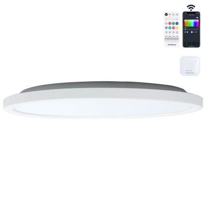 Aigostar - LED RGBW Dimmable ceiling light MESH LED/24W/230V 3000-6500K white + remote control