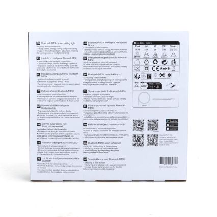 Aigostar - LED RGBW Dimmable ceiling light MESH LED/24W/230V 3000-6500K white + remote control