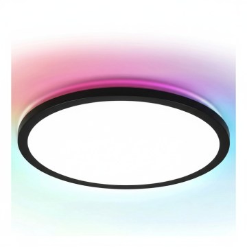 Aigostar - LED RGBW Dimmable Ceiling Light MESH LED/36W/230V 3000-6500K Black + Remote Control
