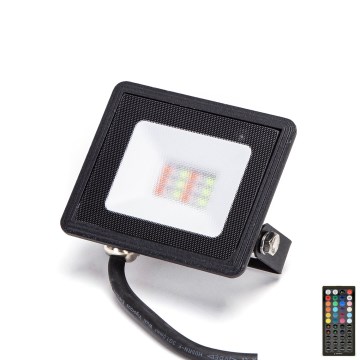 Aigostar - LED RGBW Dimmable Floodlight LED/10W/230V IP65 + Remote Control