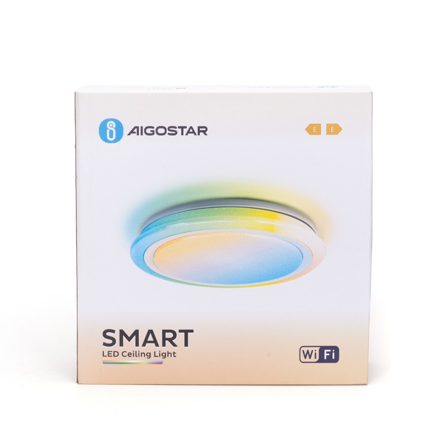 Aigostar - LED RGBW Dimmable bathroom light LED/27W/230V 40 cm Wi-Fi IP44