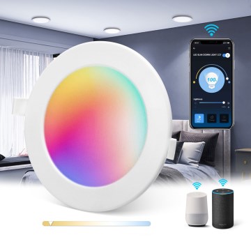 Aigostar - LED RGBW Dimmable recessed light LED/15W/230V 2700-6500K d. 17,5 cm Wi-Fi