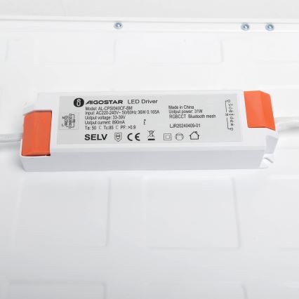 Aigostar - LED RGBW Dimmable recessed panel MESH LED/36W/230V 2700-6500K 120x30 cm