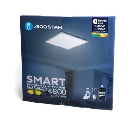 Aigostar - LED RGBW Dimmable recessed panel MESH LED/36W/230V 60x60 cm