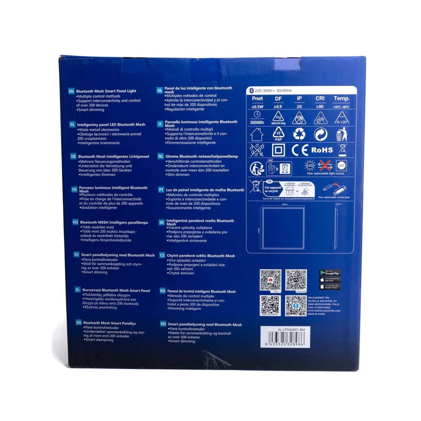Aigostar - LED RGBW Dimmable recessed panel MESH LED/36W/230V 60x60 cm