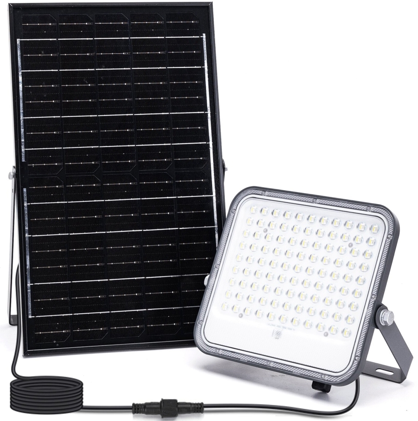 Aigostar - LED RGBW Dimmable solar floodlight LED/150W/3,4V IP66 12000 mAh + remote control