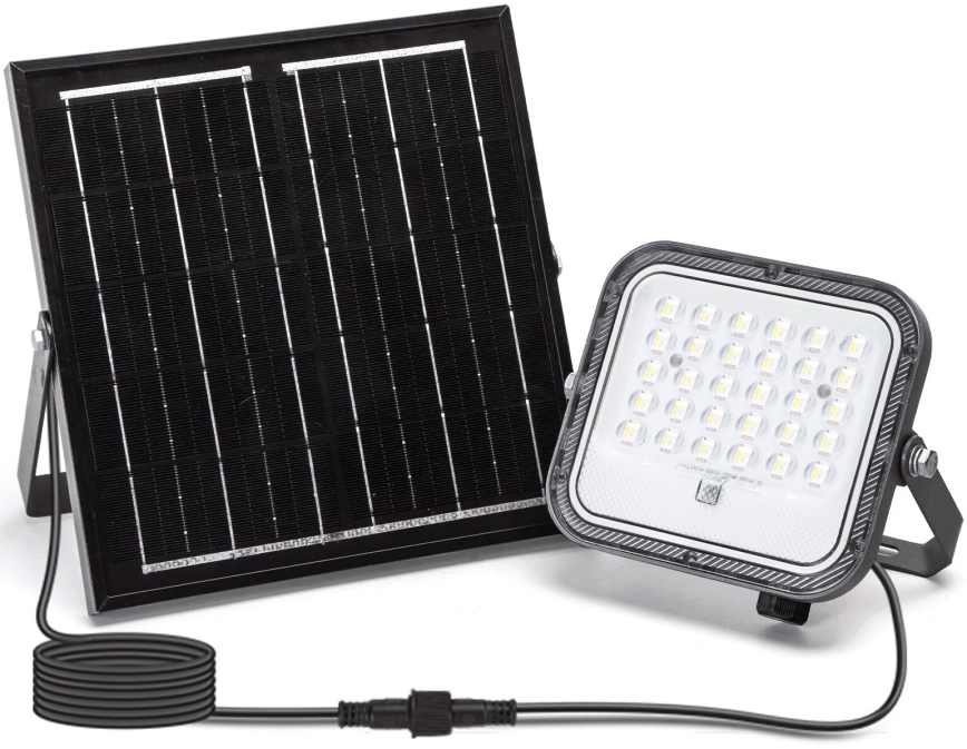 Aigostar - LED RGBW Dimmable solar floodlight LED/50W/3,4V IP66 + remote control