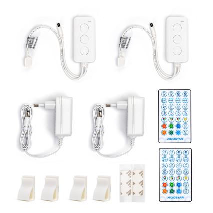 Aigostar - LED RGBW Dimmable strip LED/18W/12V 2x5 m Wi-Fi