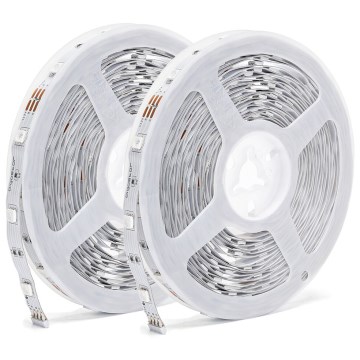Aigostar - LED RGBW Dimmable strip LED/48W/12V 2x7,5 m Wi-Fi