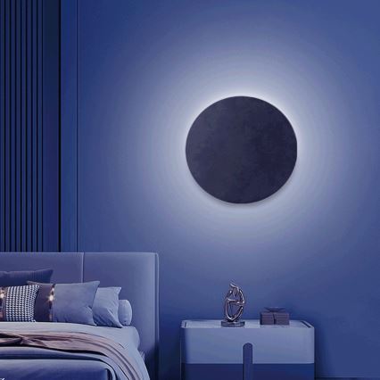 Aigostar - LED RGBW Dimmable wall light MESH Smart LED/12W/230V 2700-6500K black + remote control