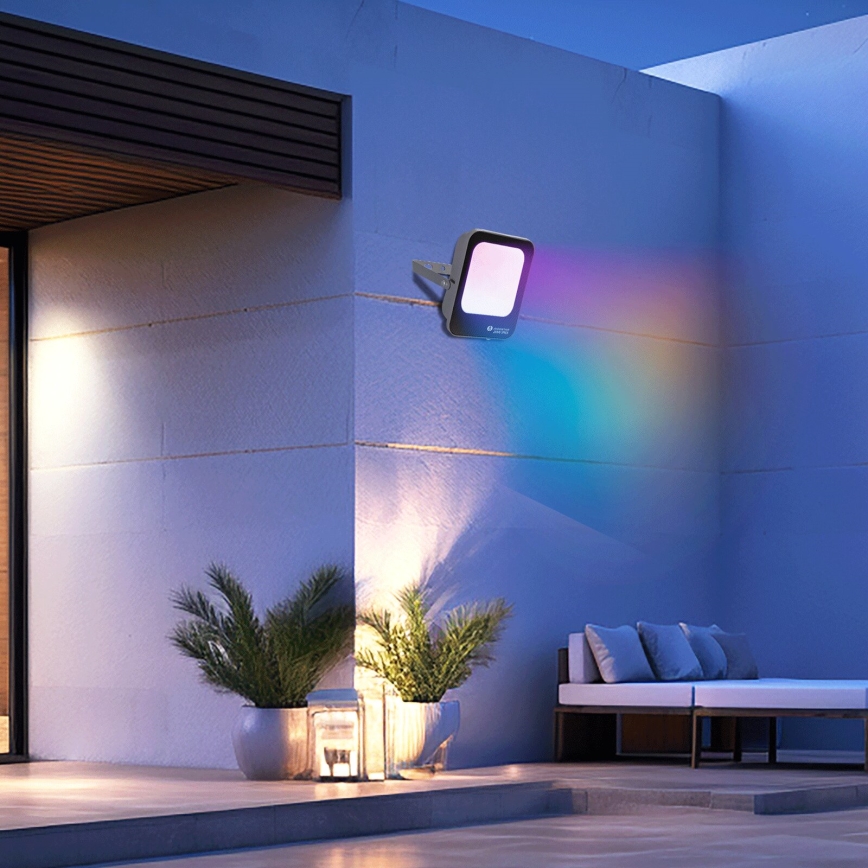 Aigostar - LED RGBW Dimmable floodlight MESH Smart LED/20W/230V 6500K IP65 + remote control