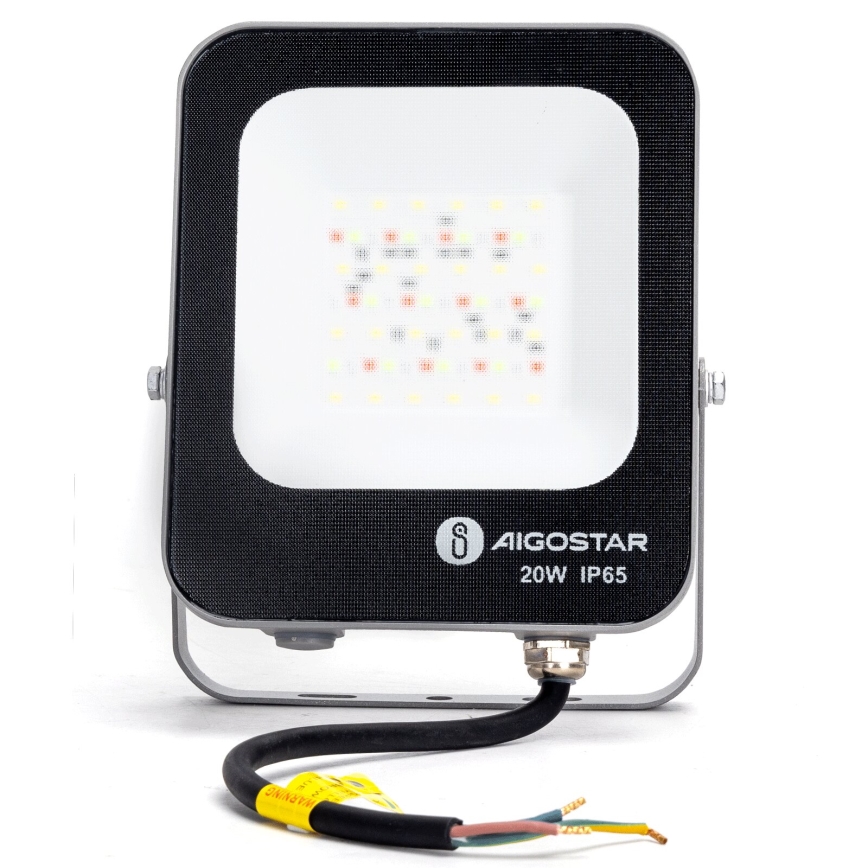 Aigostar - LED RGBW Dimmable floodlight MESH Smart LED/20W/230V 6500K IP65 + remote control