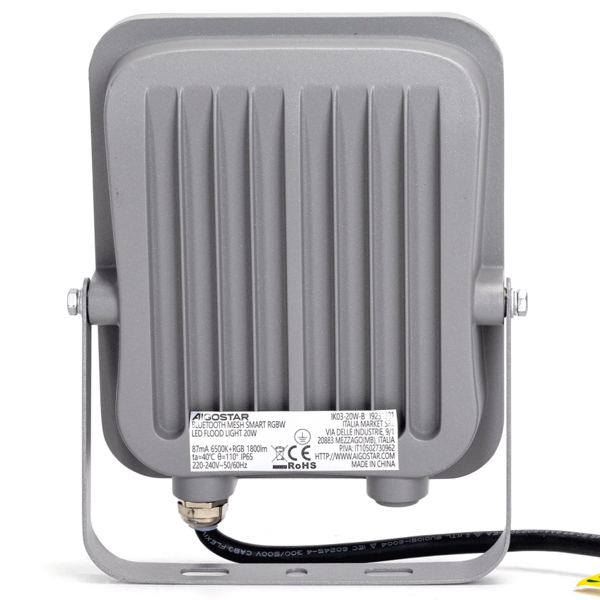 Aigostar - LED RGBW Dimmable floodlight MESH Smart LED/20W/230V 6500K IP65 + remote control