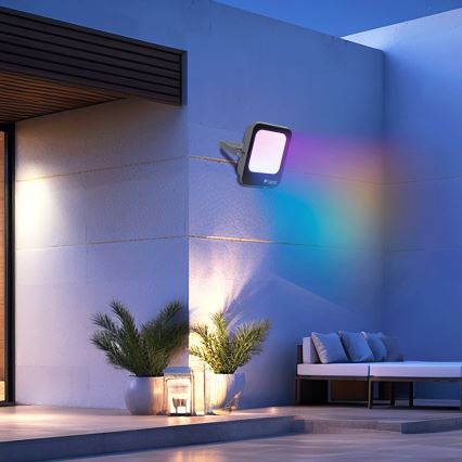 Aigostar - LED RGBW Dimmable floodlight MESH Smart LED/30W/230V 6500K IP65 + remote control