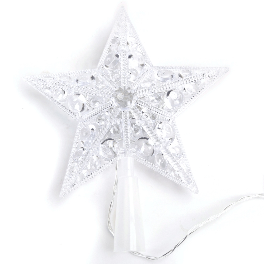 Aigostar - LED RGBY Christmas Star Decoration 16xLED/3xAA