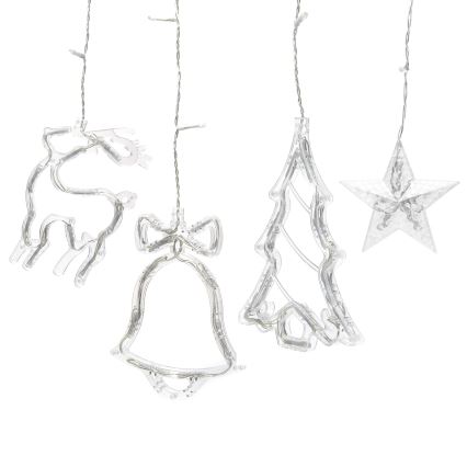 Aigostar - LED RGBY Outdoor Christmas Light Chain 120xLED/8 Functions 3x0,6m IP44 Multicolor + Remote Control