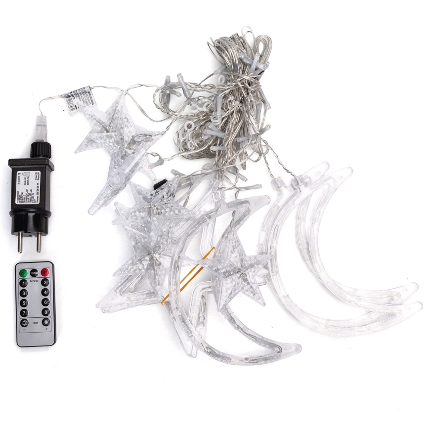 Aigostar - LED RGBY Outdoor Christmas string lights 120xLED/8 functions 3x0,6m IP44 multicolor + remote control