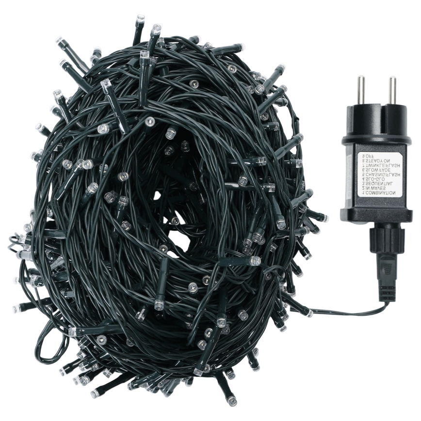 Aigostar - 300-LED Outdoor Christmas String Lights, 30 m, IP44, Multicolor