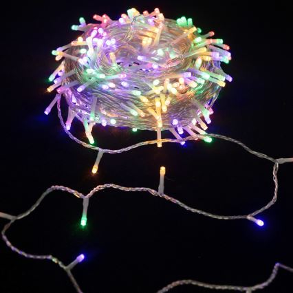 Aigostar - LED Outdoor Christmas String Lights, 300 LEDs, 8 Modes, 15 m, IP44, Multicolor