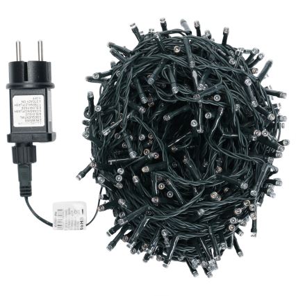 Aigostar - LED RGBY Outdoor Christmas String Lights 600 LEDs / 8 Modes 30 m IP44