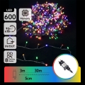 Aigostar - LED RGBY Outdoor Christmas String Lights 600 LEDs / 8 Modes 30 m IP44