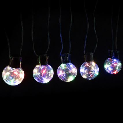 Aigostar - LED Outdoor Decorative String Lights, 160 LEDs, 10 m, IP44, Multicolor