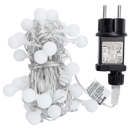 Aigostar - LED Outdoor Decorative String Lights, 50 LEDs · 8 Lighting Modes · 5 m · IP44 · Multicolor