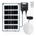 Aigostar - LED Solar Ceiling Light with Sensor LED/35W/3.7V 3000 mAh IP65 + Remote Control