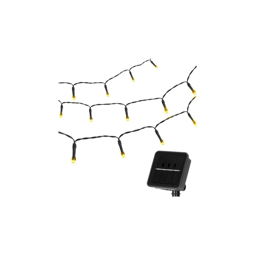 Aigostar - LED Solar chain 100xLED/12m 300 mAh IP65 warm white