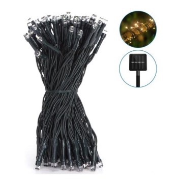 Aigostar - LED Solar chain 100xLED/12m IP65 warm white