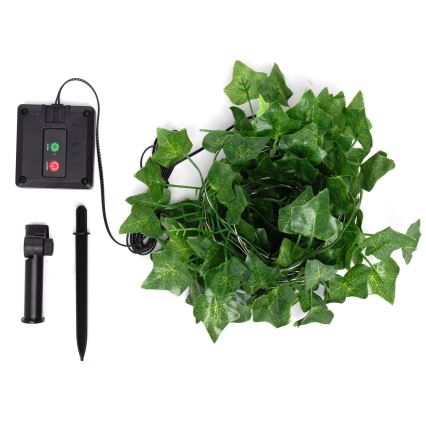 Aigostar - LED Solar chain 100xLED/12m IP65 warm white ivy