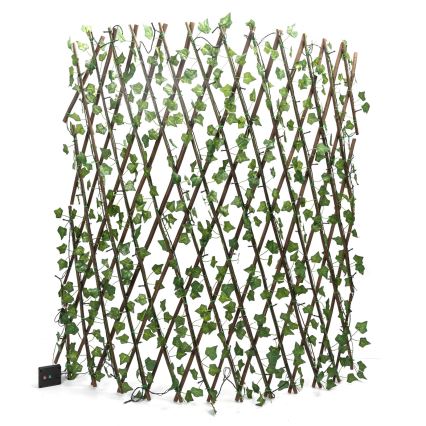 Aigostar - LED Solar chain 148xLED/2x1,2m IP65 warm white ivy