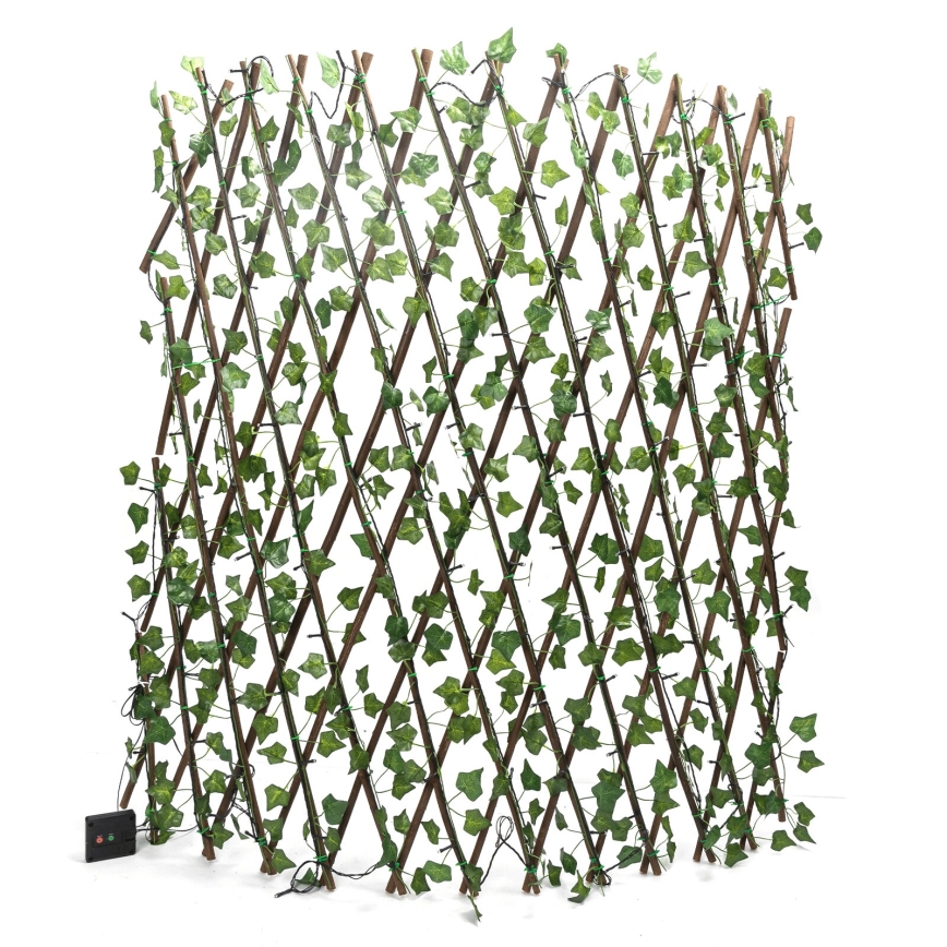 Aigostar - LED Solar chain 148xLED/2x1,2m IP65 warm white ivy